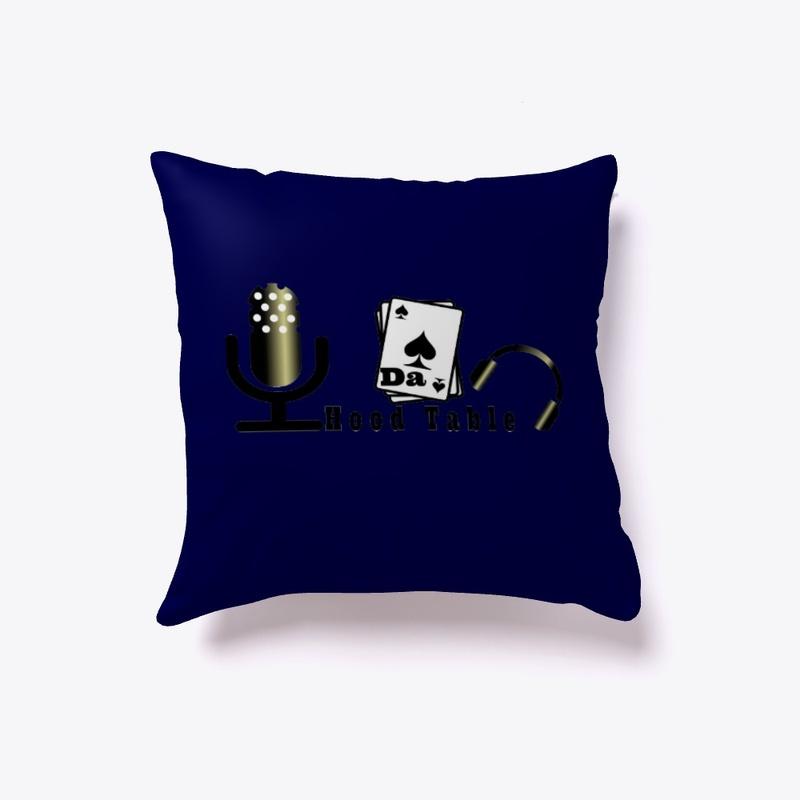 Da Hood Table Throw Pillow